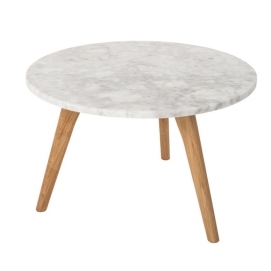 White Stone L coffee table